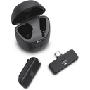JBL Quantum Stream Wireless Clip-on Microphone with USB-C Dongle