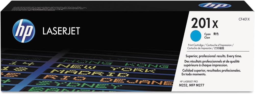 HP CF401X Cyan Toner 201X
