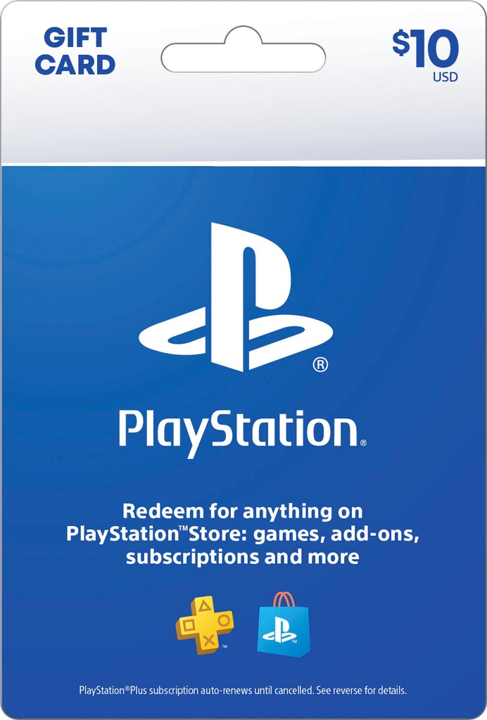 PSN Gift Card Code $10US