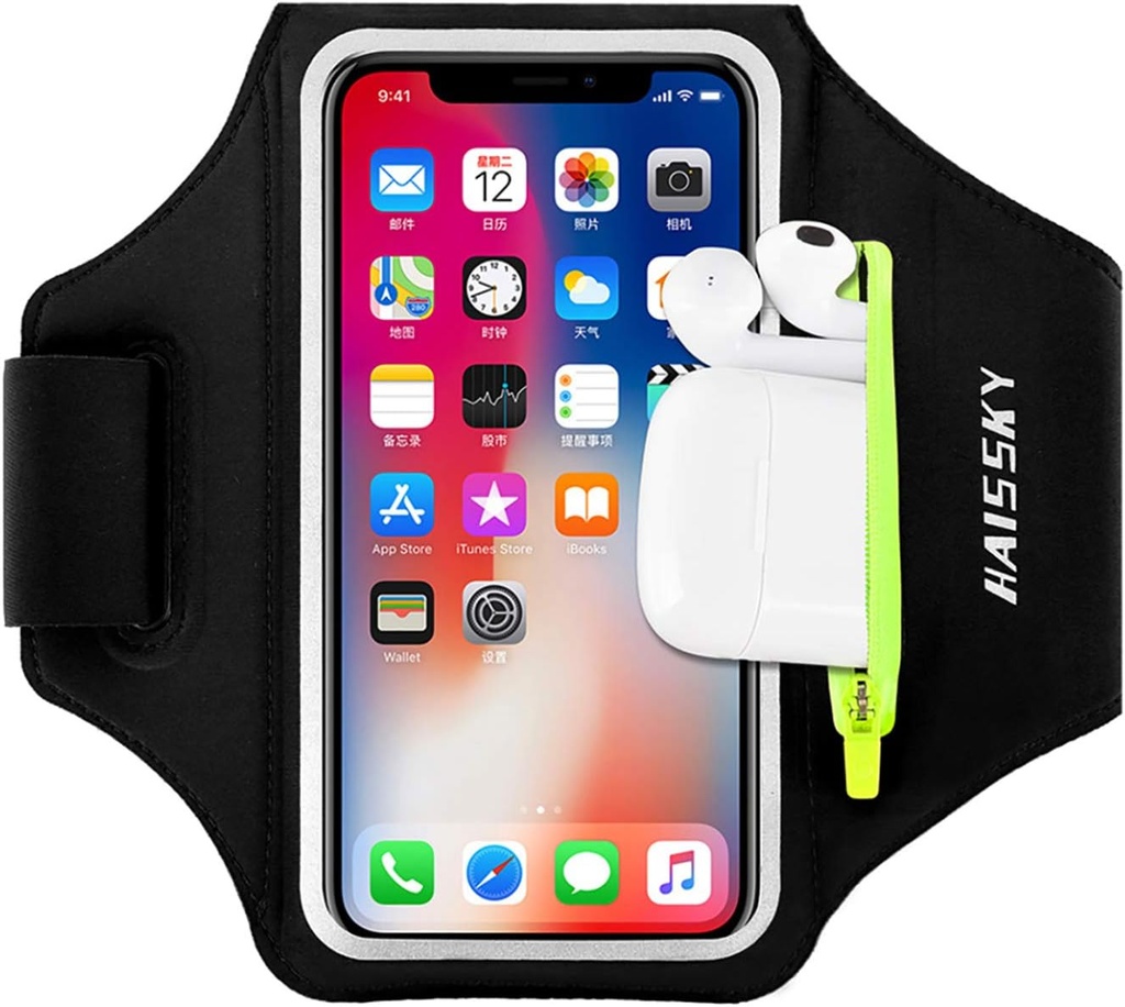 HAISSKY Sports Armband for 6.5" Smartphones