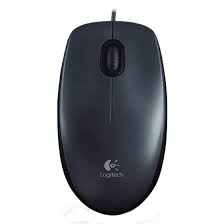Logitech M90 Wired Mouse Black