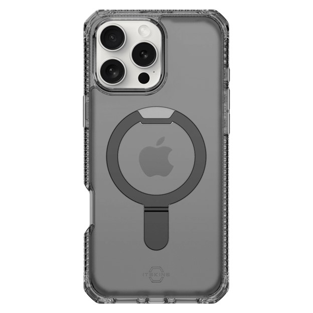 ItSkins- Hybrid_R Vapor Stand MagSafe iPhone 16 Pro Max - Black
