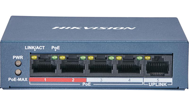 HIK 4 Port Fast Ethernet Unmanaged POE Switch