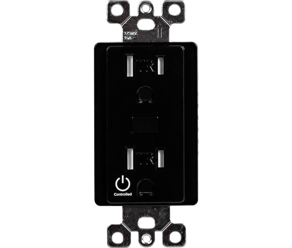 Control4 Receptacle Outlet Switch, Black