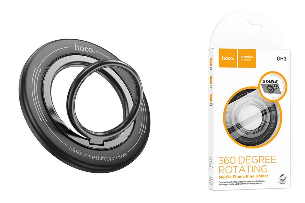 HOCO GH3 Enjoy 360 Rotating Magnetic Mobile phone ring holder