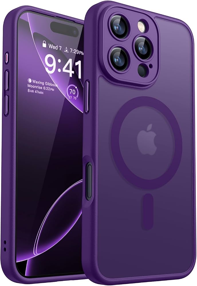 Canshn Case for iPhone 16 Pro Max - Deep Purple