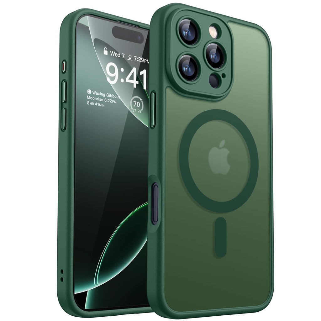 Canshn Case for iPhone 16 Pro Max - Deep Green