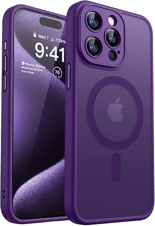 Canshn Case for iPhone 15 Pro Max - Deep Purple