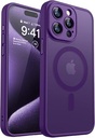 Canshn Case for iPhone 15 Pro Max - Deep Purple