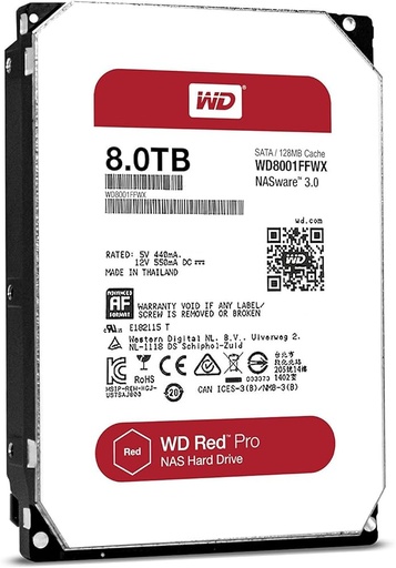 [WD80EFAX] WD Red 8TB 3.5" Hard Drive