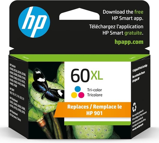 [CC644WL] HP Ink 60XL Tricolor