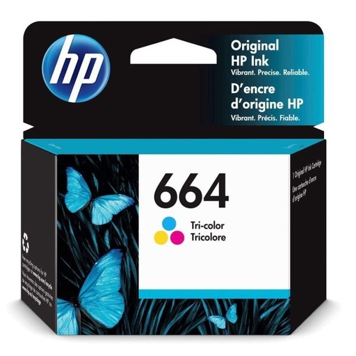 [F6V28AL] HP Ink 664 Tricolor