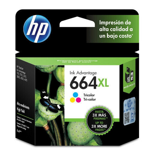 [F6V30L] HP Ink 664XL Tricolor