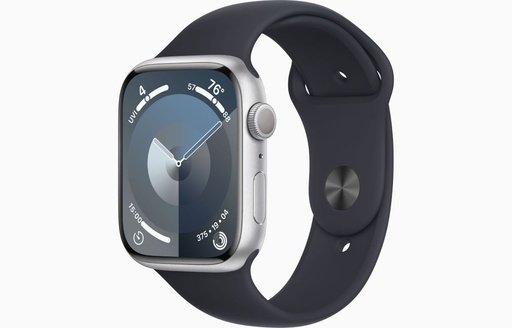 [MR9F3LL/A] Apple Watch S9 45mm Silver Aluminum