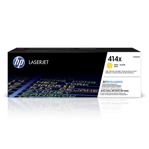 [W2022X] HP W2022X Yellow Toner 414X