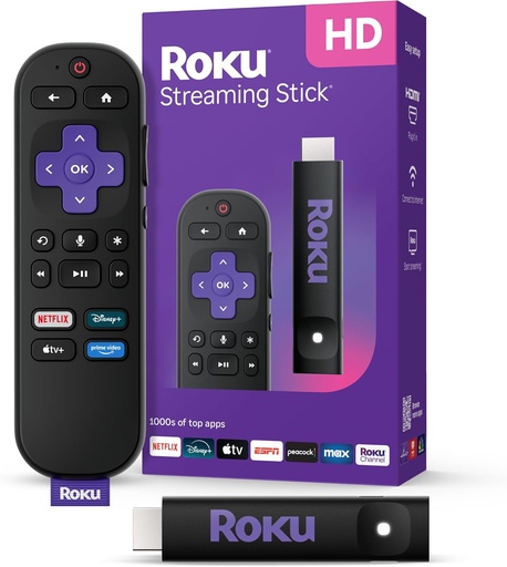 [3840R] Roku Streaming Stick HD 2025