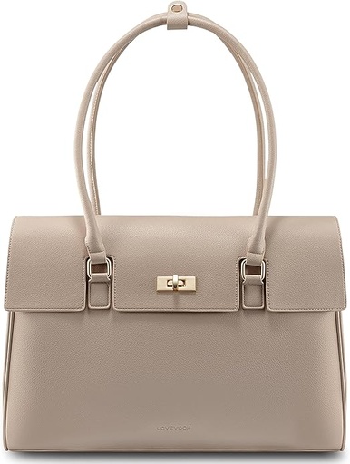 LOVEVOOK Laptop Tote Bag for Women 15.6" - Apricot