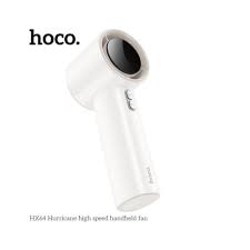 [HX64-WHT] Hoco HX64 Hurricane High Speed handheld fan - White