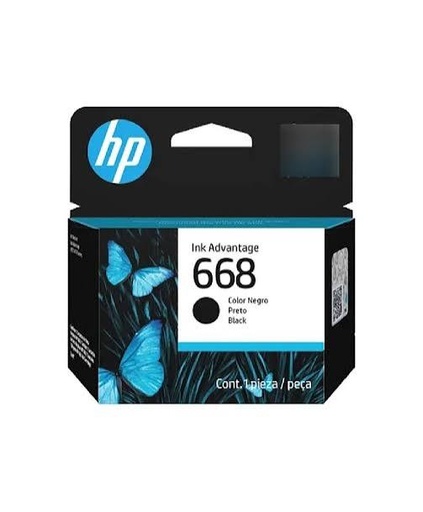 [7FP37VL] HP Ink 668 Black