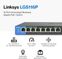 Linksys 16Port PoE Gigabit Switch
