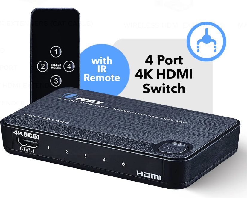 Orei UHD-401arc 4x1 HDMI Switcher