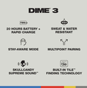 Skullcandy Dime 3 True Wireless Bone Orange Glow