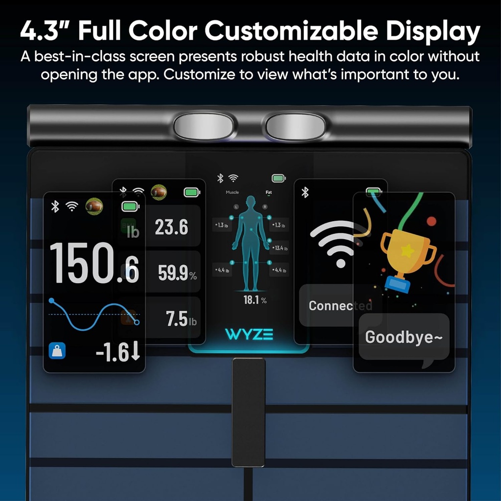 Wyze Scale Ultra BodyScan Smart Scale with Handle