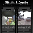 WYZE  Battery Video Doorbell Wireless Camera, 1536x1536 HD+ with Color Night Vision