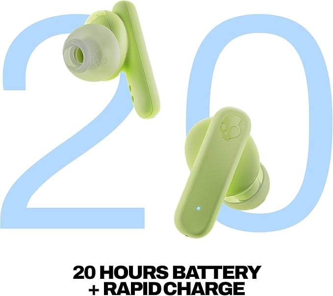 Skullcandy Smokin' Buds True Wireless Earbuds - Matcha