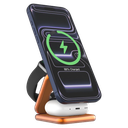 Prodigee Trio 3 in 1 Magnetic Charger for Apple iPhones / Watches / Airpods - Orange