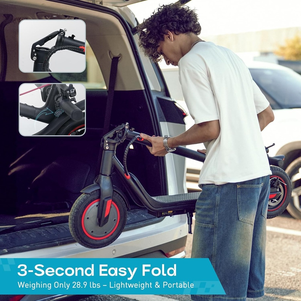 iScooter Electric Scooter 500W Motor & 42V 7.5Ah Battery