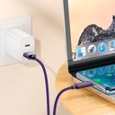 HOCO U125 Benefit 5A charging cable with Display Type-C