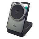 HOCO CQ21 Power 3-in-1 desktop Magnetic Wireless fast charger - Black