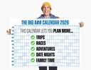Full-Year 2026 Dry-Erase Wall Calendar