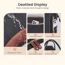 LOVEVOOK Waterproof Computer Backpack 15.6" - Dark Blue / Beige