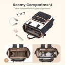 LOVEVOOK Laptop Tote Bag for Women 15.6" - Light Brown