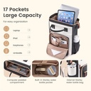 LOVEVOOK Laptop Tote Bag for Women 15.6" - Light Brown