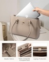 LOVEVOOK Laptop Tote Bag for Women 15.6" - Apricot