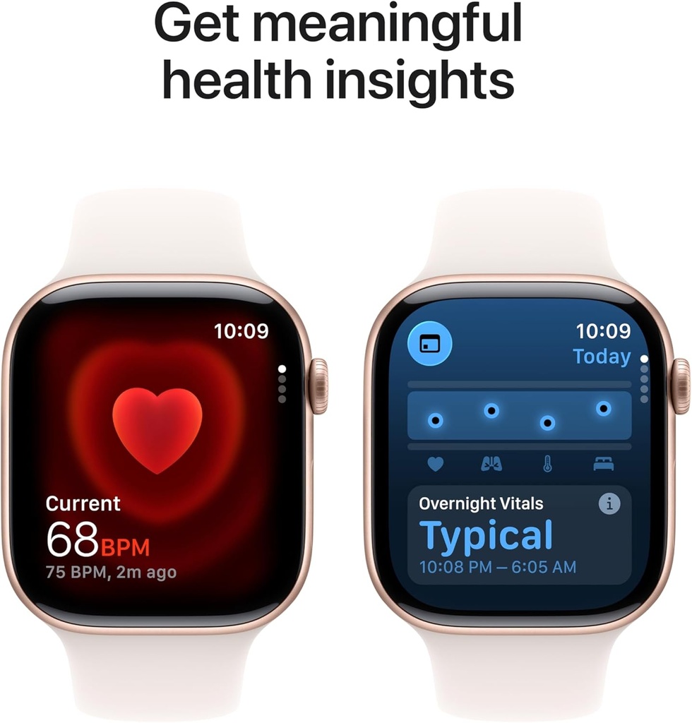 Apple Watch Series 11 46mm Rose Gold Aluminum Case with Light Blush Sport Band - M/L