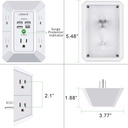 SuperDanny Power Strip Tower Surge Protector, 9 Outlets 4 USB ports (copy)