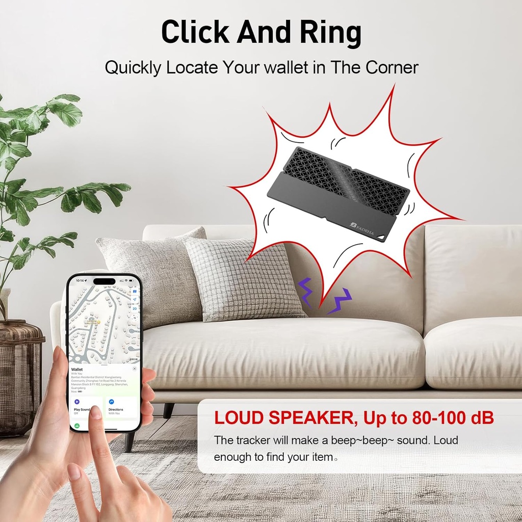 Bluetooth Tracker Smart Card for Apple Find My iPhone