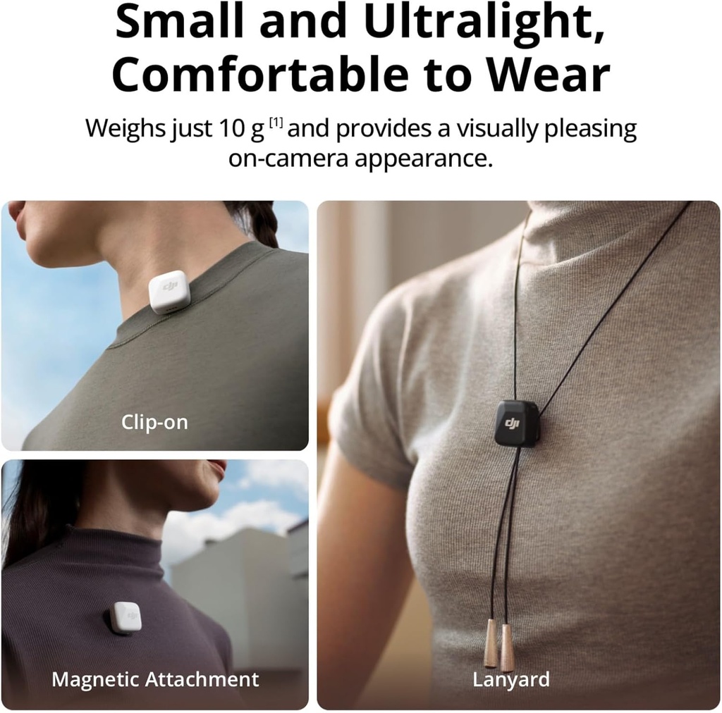 DJI Mic Mini  Wireless Lavalier Microphone for iPhone/Camera/Android