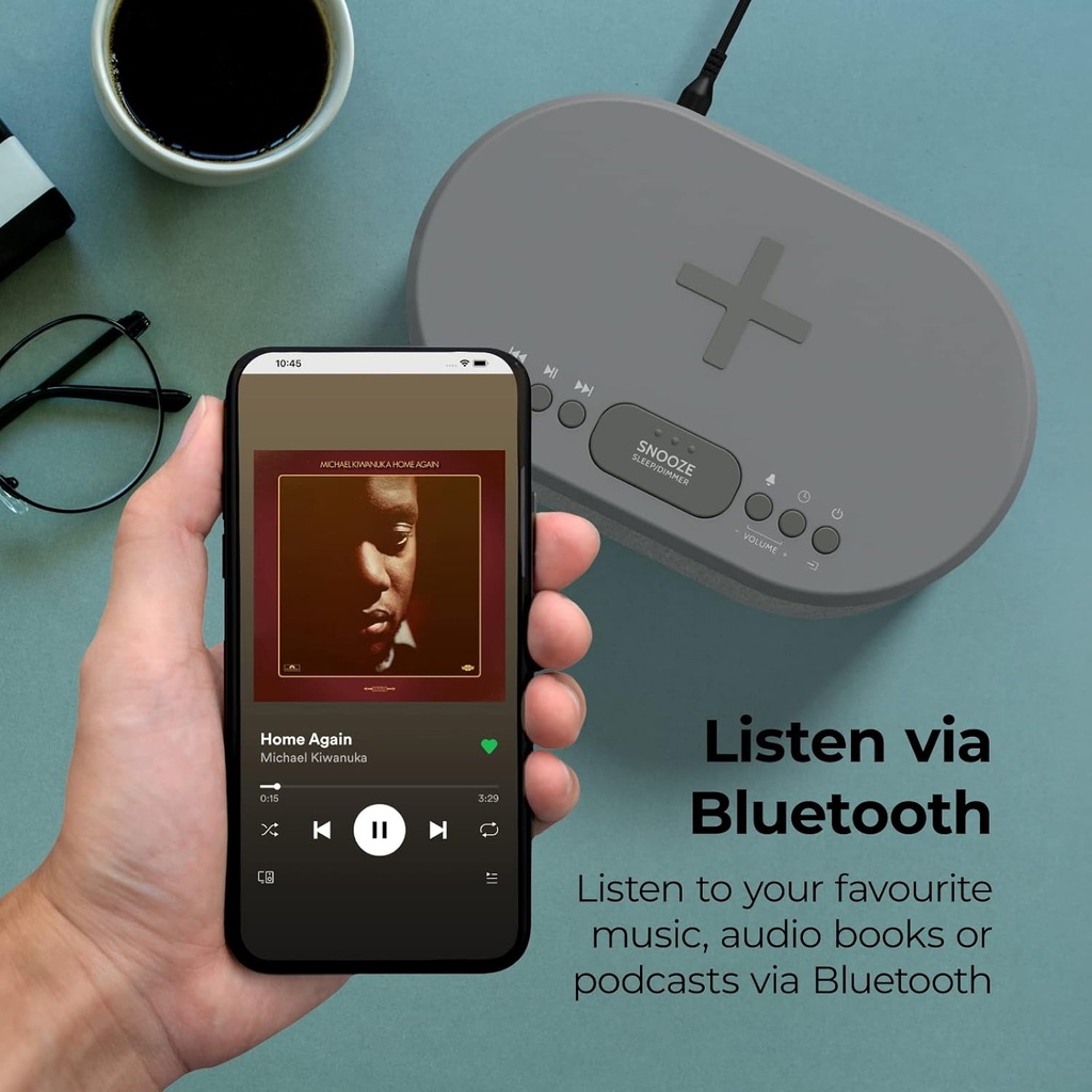 ibox Dawn Bluetooth Wireless Speaker Clock Radio