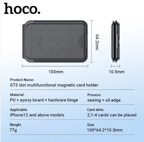 HOCO GT3 Idol Multifunctional Magnetic card holder