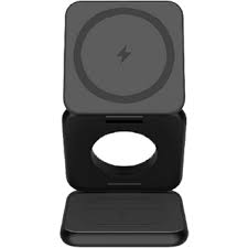 Prodigee Trio 3 in 1 Magnetic Charger for Apple iPhones / Watches / Airpods - Silver