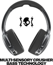 Skullcandy Crusher 540 Active Wireless Bluetooth Headphones- Coal