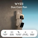 WYZE Duo Cam Pan Indoor/Outdoor IP65 2K 360° Pan/Tilt Smart Home Security Camera