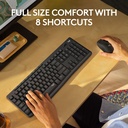 Logitech MK295 Silent Wireless Combo Graphite