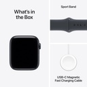 Apple Watch SE 3 40mm Midnight Aluminum Case with Midnight Sport Band - S/M