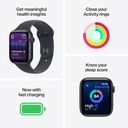Apple Watch SE 3 44mm Midnight Aluminum Case with Midnight Sport Band - M/L